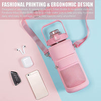 2L Water Bottle Cover Insulator Sleeve Bag Tumbler Bottle Case Bag With Strap Portable For Camping Outdoor Sports Drinkware Bag