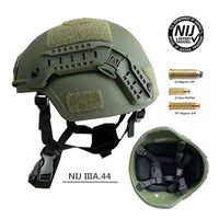 UHMWPE FAST High Cut Ballistic Helmet ISO Certified NIJ Class IIIA Tactical Helmet H2000 Bulletproof Helmet