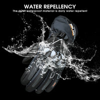 IRON JIA'S Winter Motorcycle Gloves for Men Waterproof Carbon Fiber Protective Warm Motorbike Non-slip Touch Screen Moto Gloves