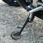 Motorcycle Kickstand Extender Motorcycle Foot Side Support Parking Brake Base Electric Motorbike Parking Foot Pad Support Plate