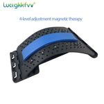 Back Stretcher Magnetotherapy Massage Tools Stretch Fitness Lumbar Support Relaxation Spine Pain Relief