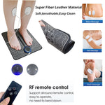 Remote Controlled EMS Foot Massage Pad for Pain Relief Foot Acupoint Massage Electric Current Stimulation Neck and Back Patch