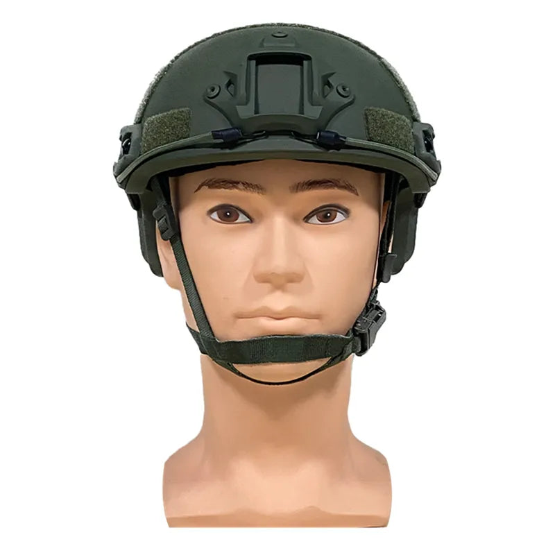 ACH high shear tactical ballistic helmet, PE bulletproof cover, quick suspension pad, NIJ IIIA