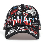 Graffiti printing Baseball Cap Outdoor cotton Shade Hat men women Summer Caps adjustable Leisure hats