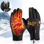 Winter Gloves for men Women Motorcycle Thermal Gloves Guantes Touchscreen Winter Cycling Gloves for Outdoor Bike Riding Gloves