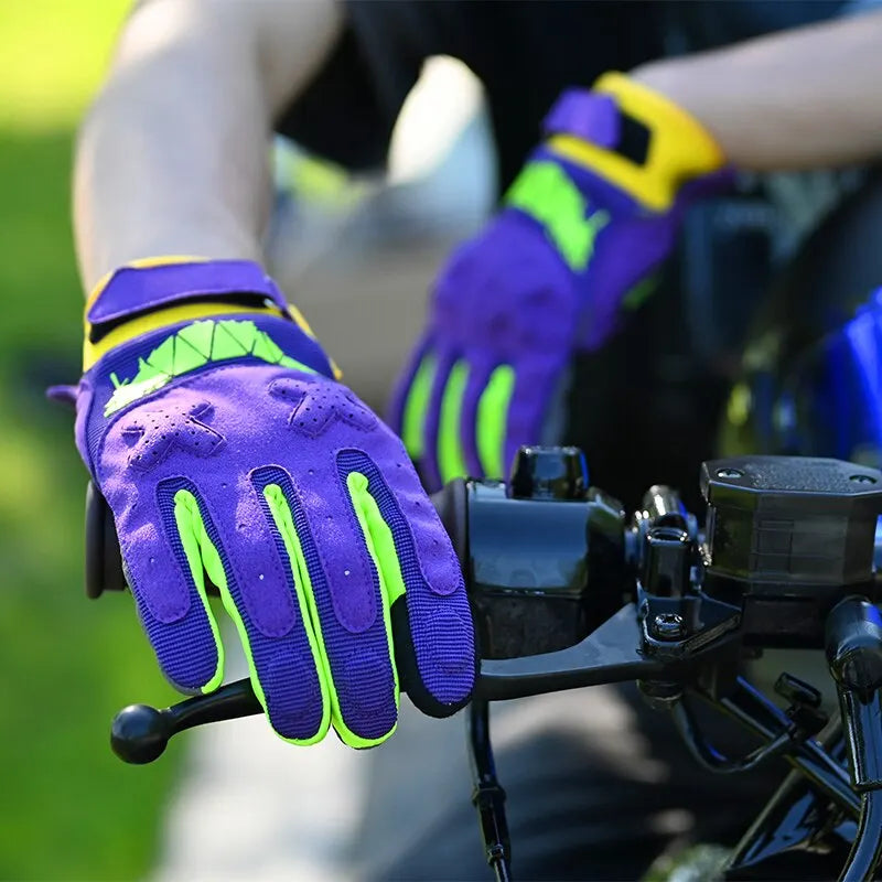 Motorcycle Gloves Touch Screen Men Women MTB Bike Gloves Running Fitness Gym Riding Motorcycle Bicycle Gloves Macaron Color