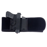 Tactical Universal Pistol Holster Right & Left Hand Elastic Belt Band Gun Holster Military Concealed Carry Waistband Gun Holster