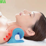 Neck Shoulder Stretcher Cervical Spine Stretch Gravity Muscle Relaxation Traction Massage Pillow Relieve Pain Spine Correction