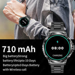 LIGE 710MAH Large Battery Smart Watch Men Outdoor Sports Fitness Bluetooth Call Bracelet Heart Rate Tracker 2024 Smartwatch Gift