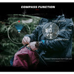 Outdoor Sports Watch For Men Swimming Metronome Compass Waterproof Carbon Fiber Case Nylon Strap Men Watch Relogios Masculino