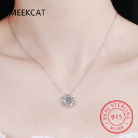 Collare Magen Star Of David 925 Sterling Silver Pendant Israel Chain Necklace Women Judaica Jewish Vintage Fine Jewelry