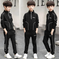 Child Boys Clothing Outfit Children Clothes Suits Casual Sport Cotton Pullover Sweatshirt+Pants 2Pcs/Sets Kid Tracksuits 5-13T