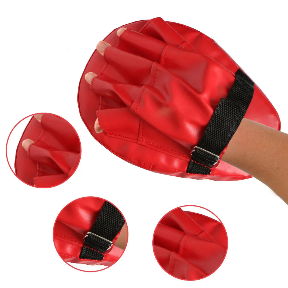 Boxing Hand Target Martial Thai Kick Sanda Training Thickened  Karate Training Mitt Focus Punch Pads Five-finger Hand Target