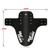 Colorful Ass Saver Mud Guard Wings Carbon Fiber Front Rear Mudguard Mountain Bike Fenders Road Bicycle Parts Cycling Accessories