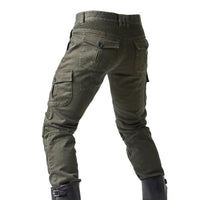 2023 New Motorcycle Black Men Jeans Upgrade Extension Protector Detachable Racing Road Rider Four Seasons Casual Fashion Pants