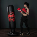 1.6M Inflatable Boxing Punching Bag for Adult Fitness Sports Boxing Equipment Sandbag Boxing Training Column Stress Relief Bag