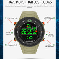 Top Men's Sports Watch 50M Waterproof Military Display Clock Man Watches LED Digital Luxury Fashion  Electronic Wristwatch  2111