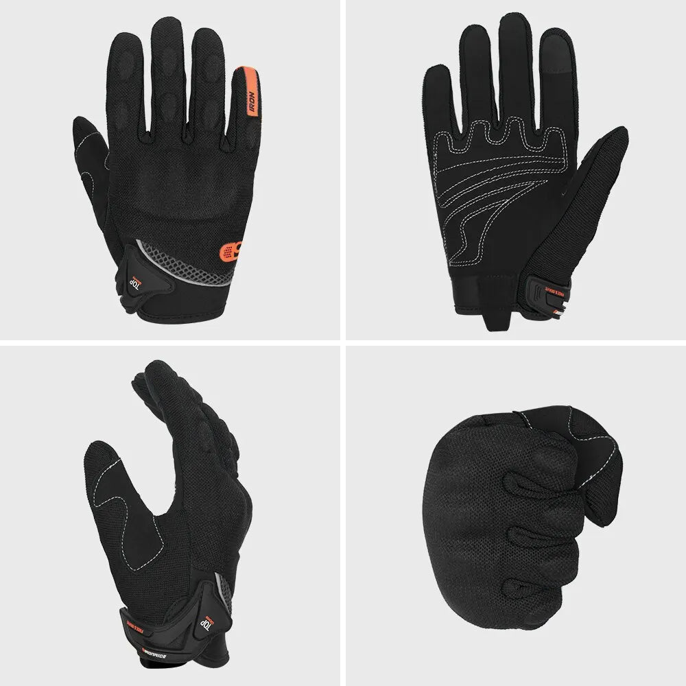 Motorcycle Gloves Motorbike Gloves Touch Screen Breathable Guantes Moto Racing Gloves Summer Spring Men Moto Gloves