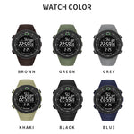 Top Men's Sports Watch 50M Waterproof Military Display Clock Man Watches LED Digital Luxury Fashion  Electronic Wristwatch  2111