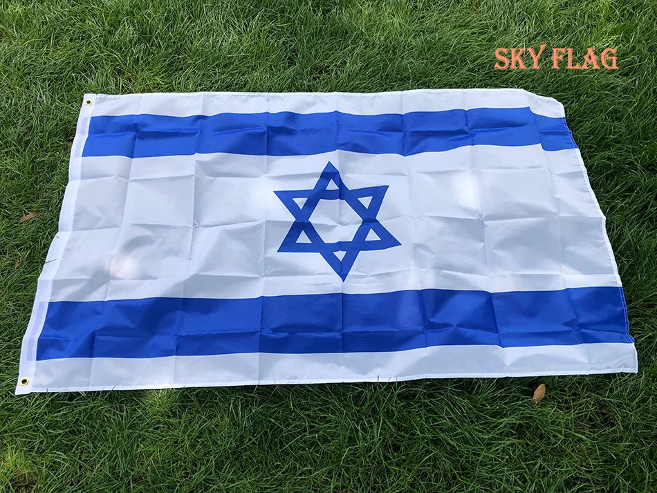 SKY FLAG Israel National Flag 90X150cm Hanging Polyester ISR IL Israeli National Flags Banner home Decoration