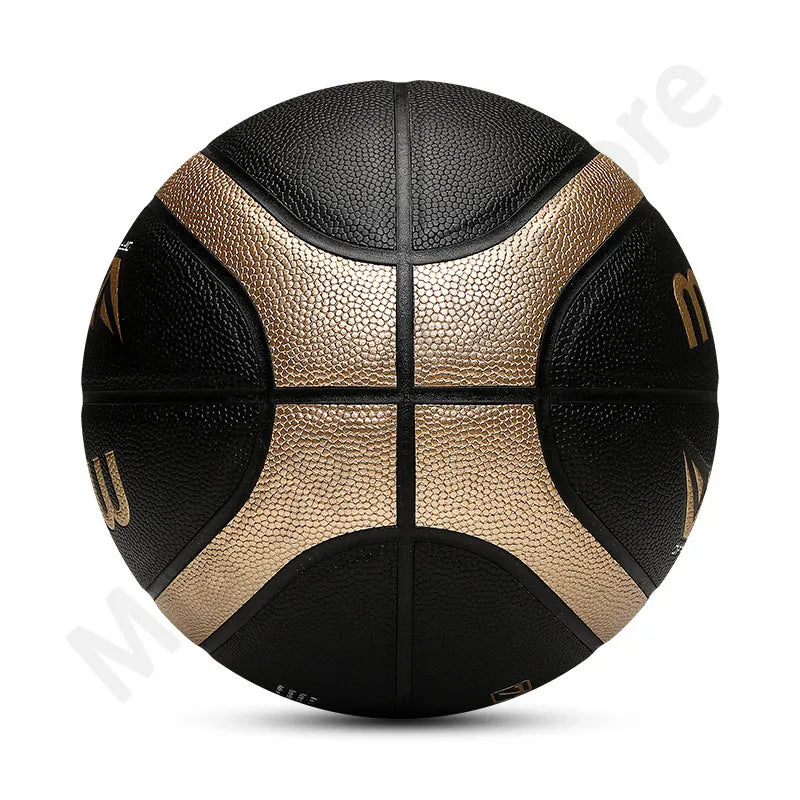 Molten Size 5 6 7 Basketball Black Gold PU Outdoor Indoor Balls Women Youth Man Match Training Basketalls Free Air Pump Bag