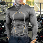 Oversized Gym t Shirt For Men Quick Drying Sport Fitness Shirts Long Sleeve Bodybuilding Top Compression Running t Shirt Gymwear