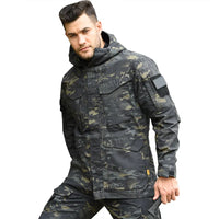 Tactical Jackets Man M65 US Army Camouflage Hunting Clothes Waterproof Hiking Jacket Military Camping Hooded Coat Men Clothing