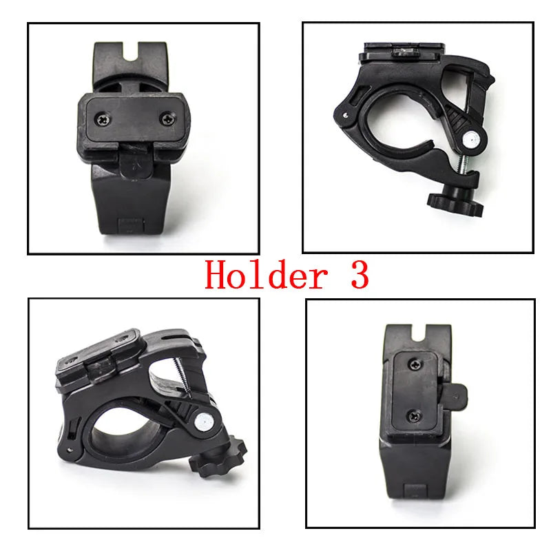 1PC Bike Light Bracket Mount Bicycle Light Holder Bike Accessories Mount Holder 360 Rotation Cycling Bike Flashlight Rack