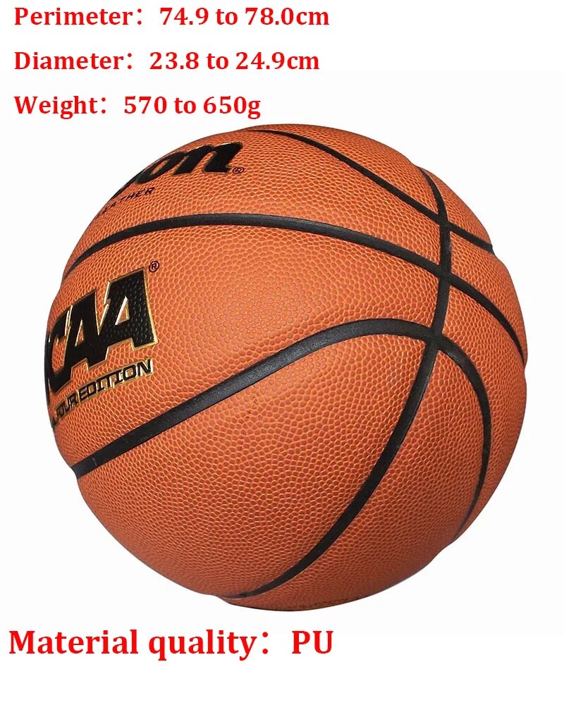 Original Wilson Basketball Size 7 Rubber High Quality Standard Basketball Ball Outdoor or Indoor Training NBA Sports