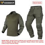 IDOGEAR Tactical Uniform BDU G3 Combat Shirt & Pants Knee Pads Update Ver Camo Airsoft Military Combat Uniform 3004