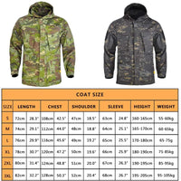 Tactical Jackets Man M65 US Army Camouflage Hunting Clothes Waterproof Hiking Jacket Military Camping Hooded Coat Men Clothing