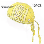 2022 Quick Dry Cotton Pirate Hat Adjustable Cancer Chemo Cap For Men Women Breathable Outdoor Sport Bandana Cycling Headscarf