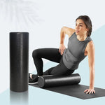 3 Sizes Pilates Foam Roller Black Yoga Foam Roller 30/45/60CM Exercise Equipment Massage Roller Body For Women/Men