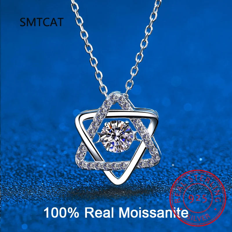 Jewish Magen Star of David Sterling 925 Silver Necklace Women Men Israel Judaica Hebrew Jewelry Hanukkah Pendants