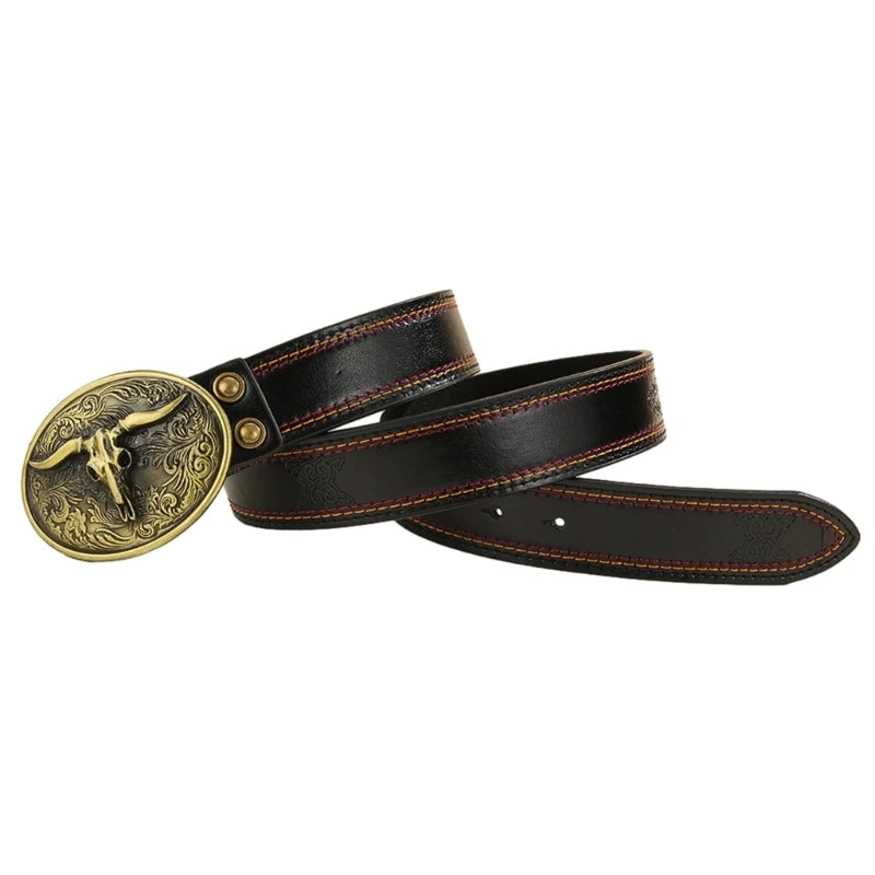 Cowboy Belts For Men With Big Buckle Western Belt Buckle Belt Leathers Belt