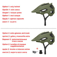 קסדת אופניים SUPERIDE Outdoor DH MTB מעוצבת באופן אינטגרלי קסדת אופני הרים כביש קסדת מירוץ קלה במיוחד קסדת רכיבה על אופניים