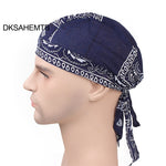 2022 Quick Dry Cotton Pirate Hat Adjustable Cancer Chemo Cap For Men Women Breathable Outdoor Sport Bandana Cycling Headscarf