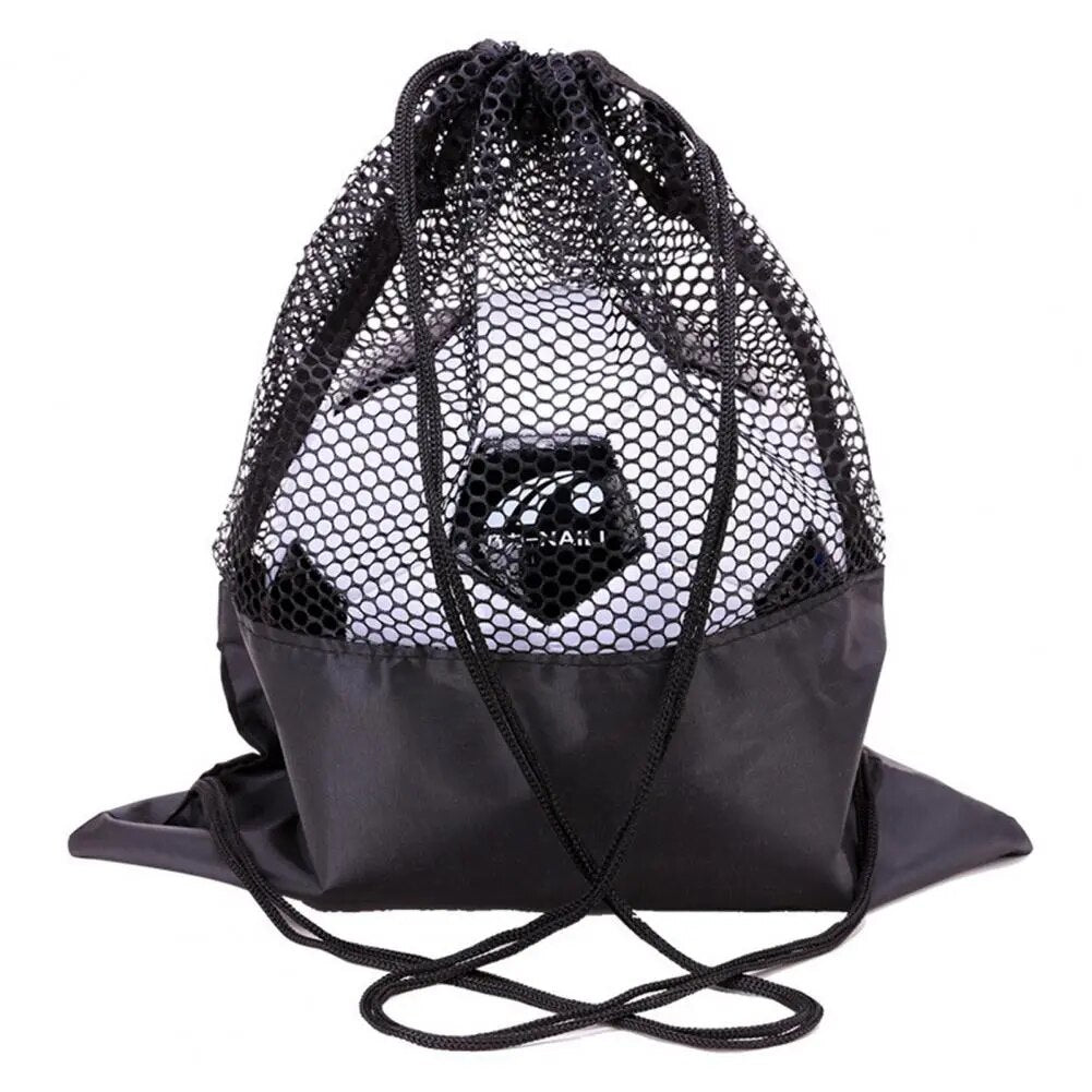 Basketball Cover Mesh Bag Football Soccer Storage Backpack Outdoor Volleyball Ball Storage Bags Bundle Rope Sport Backpackf