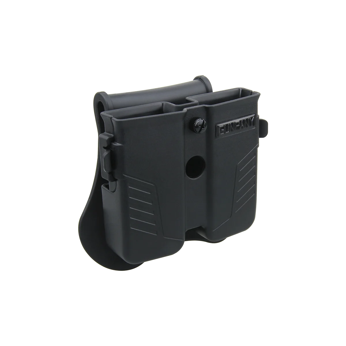 Victoptics Double Magazine Pouch Multi-Fit Holster Auto-locking universal Pistol Holster right hand double stacks 9mm .40 .45