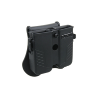 Victoptics Double Magazine Pouch Multi-Fit Holster Auto-locking universal Pistol Holster right hand double stacks 9mm .40 .45