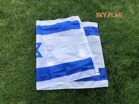 SKY FLAG Israel National Flag 90X150cm Hanging Polyester ISR IL Israeli National Flags Banner home Decoration