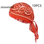 2022 Quick Dry Cotton Pirate Hat Adjustable Cancer Chemo Cap For Men Women Breathable Outdoor Sport Bandana Cycling Headscarf