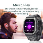 SENBONO 2022 New Smart Watch Men Big Battery Music Play Fitness Tracker Bluetooth Dial Call Sport Smartwatch Men for IOS Android