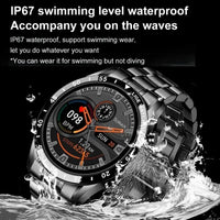 LIGE 2024 Smart Watch Men Full Circle Touch Screen Bluetooth Call Men Smartwatch Waterproof Sport Activity Fitness Watch+Box