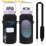 2L Water Bottle Cover Insulator Sleeve Bag Tumbler Bottle Case Bag With Strap Portable For Camping Outdoor Sports Drinkware Bag