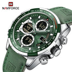 NAVIFORCE Fashion Military Watches for Men Luxury Original Sports Chronograph Watch Waterproof Quartz Clock Digital WristWatch