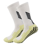 UGUPGRADE 2023 New ANTI SLIP Football Socks Mid Calf Non Slip Soccer Cycling Sports Socks Mens Warm Sock EU38-45