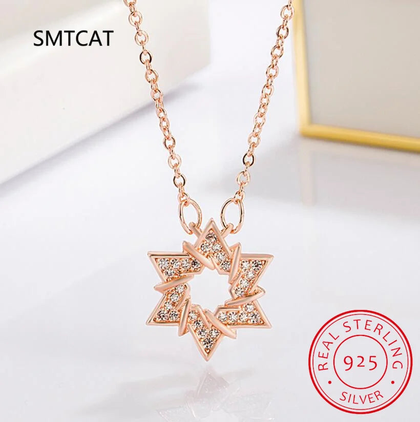 Star of David Necklace Pentagon Vintage Jewelry Magen David Viking Amulet 925 Sterling Silver Men Necklace Israel Jewish