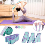 Slimming Resistance Band Yoga Auxiliary Stretching Belt Adult Latin Training Elastic Bands Beginner Pilates Multi-Functional Hot