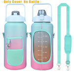 2L Water Bottle Cover Insulator Sleeve Bag Tumbler Bottle Case Bag With Strap Portable For Camping Outdoor Sports Drinkware Bag